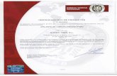 Certificaci n BV Productos SuberTresgamona.lt/sertifikatai/Subertress sertifikatas.pdf · ve BUREAU VERITAS Certification 182B CERTIFICADO BVC DE PRODUCTOS NO ES034262 En aplicación