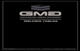 WELDING TABLES - GMG Technology...WELDING TABLES POSITIONERS DIVISION GMG Technology Sas Via Lino Zanussi, 28 - 33033 CODROIPO UD ITALY - T +39 0432 815218 - - info@gmgtechnology.it