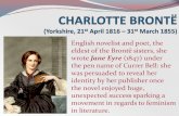 English novelist and poet, the eldest of the Brontë ...€¦ · Anne, author of the novel Agnes Grey) began writing elaborate sagason the inhabitants of their imaginary kingdoms.