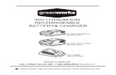 BATTERY - Lowe'spdf.lowes.com/operatingguides/841821010171_oper.pdf · BATTERY CHARGER 4 NOTE: When the red indictor flickers, pull out the battery from the charger and insert again