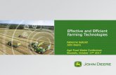 Effective and Efficient Farming Brussels, October 17th 2017 Effective and Efficient Farming Technologies.