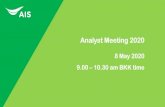 Analyst Meeting 2020 - AIS...May 08, 2020  · Mobile net adds (thousand) five consecutive quarters (32) (276) (115) 350 (891) 354 250 208 106 33 1Q19 2Q19 3Q19 4Q19 1Q20 Prepaid Postpaid