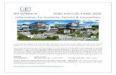 PSBC VIRTUAL FAIRS 2020 · PSBC VIRTUAL FAIRS 2020 Information for Students, Parents & Counsellors In place of our regular fall visits to high schools across the province, PSBC will