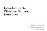 Networks Wireless Sensor Introduction towireless.ictp.it/school_2013/Lectures/Intro-WSN.pdf · Wireless sensor networks WSN provide a bridge between the real physical and virtual