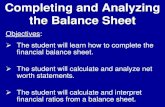 Completing and Analyzing the Balance Sheetastoriaagdepartment.weebly.com/uploads/2/2/3/8/22384236/27_com… · Calculate Net Worth from the following numbers: Current Assets = $5,432