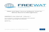 FREE and Open Source Software Tools for WATer Resource ...priede.bf.lu.lv/ftp/pub/TIS/datu_analiize/WaterFlow/FreeWat/FREEWAT_vol1.pdf4. Latest Version of FREEWAT is under development