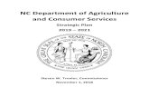 NC Department of Agriculture and Consumer Services...NC Department of Agriculture & Consumer Services 2 | P a g e 2. NCDA&CS Quick Reference Guide Goal 1 – To ensure the sound stewardship