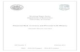 Working Paper Series Department of Economics University of ...dse.univr.it/workingpapers/risk_events_BZ.pdfFINANCIAL RISK AVERSION AND PERSONAL LIFE HISTORY* Alessandro Bucciol, University