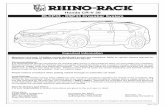 Honda CR-V 30 RLCP33 - RSP33 Crossbar Systemvpm.cdn.rhinorack.com.au/Instructions/RoofRacks/RSP/RSP33.pdf · (Ph) (02) 9638 4744 Authorised By: Chris Murty Issue Date: 23/12/2014