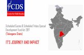 IT’S JOURNEY AND IMPACT SDF 2017.pdf · Dalits in Telangana The total population of Telangana, as per the 2011 census is 35.1 million; of this 15.44 percent are Scheduled Castes