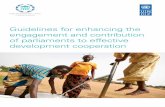 Guidelines for enhancing the engagement and contribution ... · • Build performance indicators and reporting systems for joint monitoring and evaluation on investment impacts, and