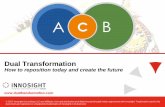 Dual Transformation: How to Reposition Today and Create the … · 2017. 11. 27. · New customer value New business model New metrics Aggressive execution A TRANSFORMATION A Reposition