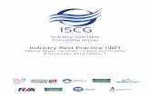 Industry Specialist Consulting Group · This Industry Best Practice (IBP) document is designed to raise operational standards in the supply of domestic water for recreational boating