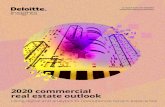 2020 commercial real estate outlook - Deloitte United States · The real estate industry of tomorrow: Location, experience, analytics 3 Sector performance: Moderate optimism prevails,