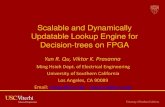 Scalable and Dynamically Updatable Lookup Engine for ... · Scalable and Dynamically Updatable Lookup Engine for Decision-trees on FPGA. Yun R. Qu, Viktor K. Prasanna ... – High-performance