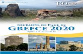 Journeys of Paul in Greece 2020 · port town of Cenchreae from which Paul later departed for Syria (Acts 18: 12-18). Return to Athens for dinner and overnight. Day 7 – ATHENS (Note