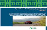 Operations Evaluation Department - OECD Eval Environmental...African Development Bank Group 2013 Operations Evaluation Department, African Development Bank BP 323, 1002 Tunis-Belvedere,