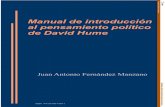 Introducción al pensamiento político de David HumeManual de introducción al pensamiento político de David Hume Juan Antonio Fernández Manzano E-Prints UCM, Madrid 2015 ISBN 978-84-608-4140-1