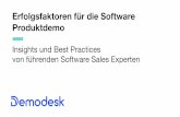 Erfolgsfaktoren für die Software Produktdemo · Steli Efti “If you do a lot of cold prospecting, no-shows are just a part of the deal; it’s almost impossible to entirely eliminate