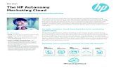 The HP Autonomy Marketing Cloud - NDM Technologies HP Autonomy...The rapid rise of social, mobile, and cloud computing has dramatically changed the way consumers interact with brands,