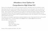 Attendance Area Options for Comprehensive High School #3 HS 3... · Surveys will be accepted until March 10th, 2017. Attendance Area Options for Comprehensive High School #3 Black