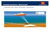 New 164581ac APOS for HiPAP Instruction Manual · 2005. 10. 5. · Instruction Manual 857-164581 / C I Sections This is the Instruction manual for the Acoustic Positioning Operator