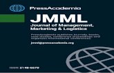 New Journal of Management, Marketing & Logistics · 2019. 3. 24. · i ABOUT THE JOURNAL Journal of Management, Marketing and Logistics (JMML) is a scientific, academic, peer-reviewed,