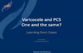 Varicocele and PCS One and the same? · • Varicocele (men) and PCS (women) are frequent conditions with anatomical similarities that may present with overlapping symptoms • Choice