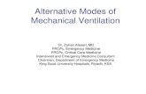Alternative Modes of Mechanical Ventilationfac.ksu.edu.sa/.../alternative20modes20of20mechanical20ventilation… · Alternative Modes of Mechanical Ventilation •it is flow cycled,