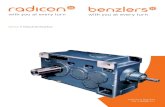 Series H Industrial Gearbox - Benzlersradicon/_docs/BR-Series-H.pdf · Worm Gear units and geared motors in single & double reduction types Series X Gear Torsionally rigid, high torque