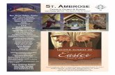 S . AMBROSEstambrosedeerfieldbeach.com/wp-content/uploads/2018/04/4-8-2018… · 04/04/2018  · April 8, 2018 St Ambrose Catholic Church Page 3 PARISH ORGANIZATIONS ADORATION —