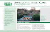 CONTENTS · 2019. 1. 16. · SGT Newsletter Autumn 2018 1 Newsletter No.72 Autumn 2018 CONTENTS 2 Update from the Council Marcus Batty 3 Head Gardeners in Sussex Taking Stock by Ben