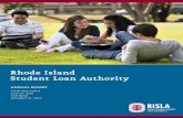 Rhode Island Student Loan Authoritywebserver.rilin.state.ri.us/AnnReports/RISLA.pdf · 2011. 2. 4. · RISLA 2010 ANNUAL REPORT PAGE It is our great pleasure to present the 2010 Annual