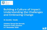 Building a Culture of Impact: Understanding the Challenges ... · Meso level: The Institution •Alignment of resource flows –what drives culture in institutional is the availability