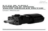 6.2 CU. IN. 4-BOLT HYDRAULIC SPOOL VALVE GEROLER MOTORdelavanfluidpower.com/wp-content/uploads/Delavan... · 6.2 cu. in. 4-Bolt Hydraulic Spool Valve Geroler Motor 4 82396399 INTRODUCTION