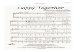 Page 1 of 6 HAPPY TOGETHER · to - girl you love— doot 1- and hold her bow 1 tight„— So hap - py geth bah ba bah ba bah ba doot should doot doot doom ba bah ba be - VERSE 1