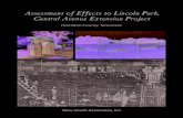 Assessment of Effects to Lincoln Park, Central Avenue Extension … · Assessment of Effects to Lincoln Park, Central Avenue Extension Project Hamilton County, Tennessee TDOT PIN#
