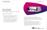 sa467fcb6c7223865.jimcontent.com · TOSHIBA Leading Innovation B-SX6 B-SX8 Breitformatdrucker Datenblatt > Die Toshiba Breitformat-Drucker B-SX6 und B-SX8 bieten viele Netzwerkfunktionalitäten