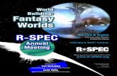 R-SPEC Barnes & Nobler-spec.org/files/R-SPEC_2018-02_Flyer.pdf · R-SPEC Annual Meeting Moderated by Ted Wenskus Annual Meeting: Author and R-SPEC President Lynn Spitz World Building: