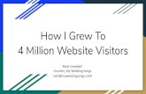 4 Million Website Visitors How I Grew To - WordCamp Vegas ......Wordpress websites: Utilize an SEO Plugin (Yoast, Rank Math). SEO plugins offer suggestions on how to optimize your