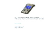 DT690/DT692 Cordless Phone for MiVoice MX-ONE · The IPEI and IPDI codes are used for network subscription of the phone. At delivery, the phone’s IPEI and IPDI codes are identical,