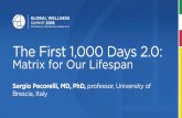 Presentazione standard di PowerPoint · The first1000days of human development including preconception and pregnancy phases account for 70% of individual future life. Future Parents
