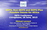 BEPS, Non-BEPS and BEPS-Plus - Possible Issues for Africa · 2015. 7. 2. · BEPS, Non-BEPS and BEPS-Plus - Possible Issues for Africa IBFD Conference Livingstone, 18 June, 2015 Michael