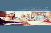 Supporting Students with Disabilities in BC Post-Secondary€¦ · students with disabilities’ learning and full participation (Lesson 3) » A guide to help you set personal goals