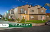 OFFERING MEMORANDUM - LoopNet€¦ · • 1988 construction • Individual water heaters • San Diego's Average rent for a three bedroom apartment $2,399* per month • SDSU average