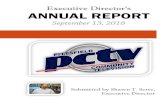 Executive Director’s ANNUAL REPORT · Executive Director’s Annual Report: September 13, 2018 2 and tennis for the first time ever on Pittsfield ETV. We expect to increase this