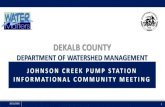 DEKALB COUNTY Creek P… · CONSENT DECREE PROGRAM Definition 3 DeKalb County entered into agreement with U.S. Environmental Protection Agency (EPA) and the Georgia Environmental
