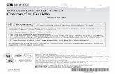 TANKLESS GAS WATER HEATER Owner’s Guide - The ......SAR8558 Rev. 08/06 Model N-0751M TANKLESS GAS WATER HEATER Owner’s Guide *SAR8558 T* NORITZ America Corporation Thank you for