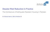 Disaster Risk Reduction in Practice · “ „Disaster Risk Reduction‟ describes measures to curb disaster losses, through minimising the hazard, reducing exposure and susceptibility