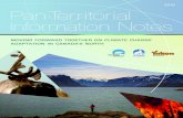 2015 Pan-Territorial Information Notes · 2015. 12. 22. · Climate Change Training Course Significance This course inform s government staff of climate change impacts and how to